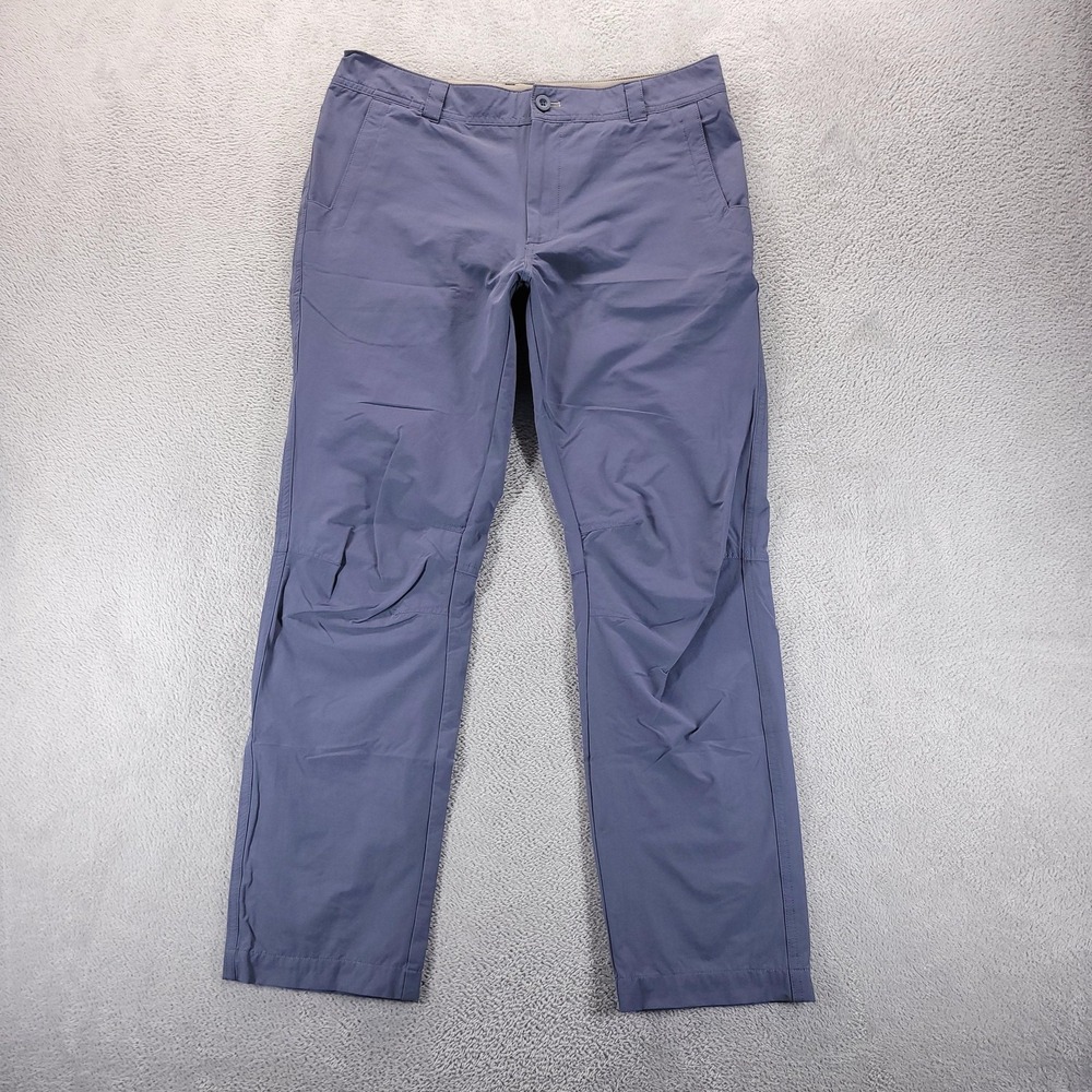 Rohan Pants Mens 34x30 Blue Escapers Trousers Stretch Lightweight Travel Casual